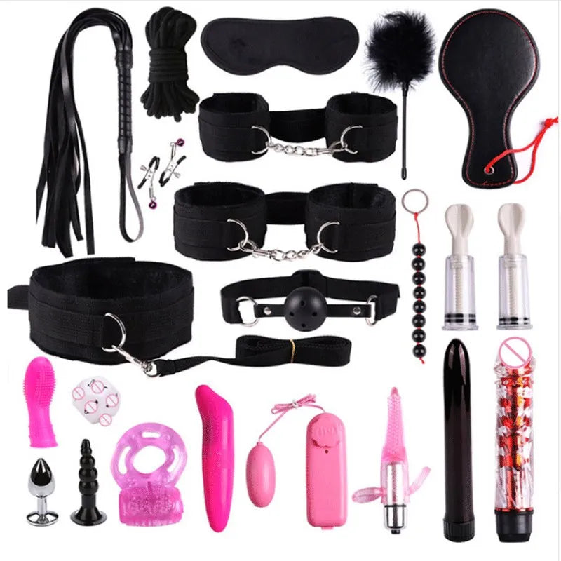 BDSM Bondage Adult Slave Set (23 Pcs)