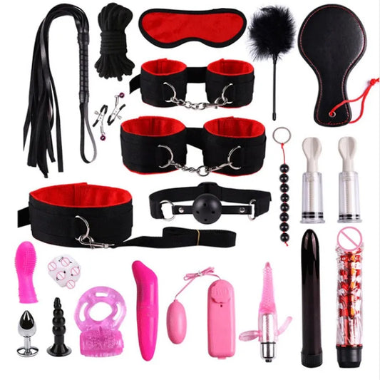 BDSM Bondage Adult Slave Set (23 Pcs)