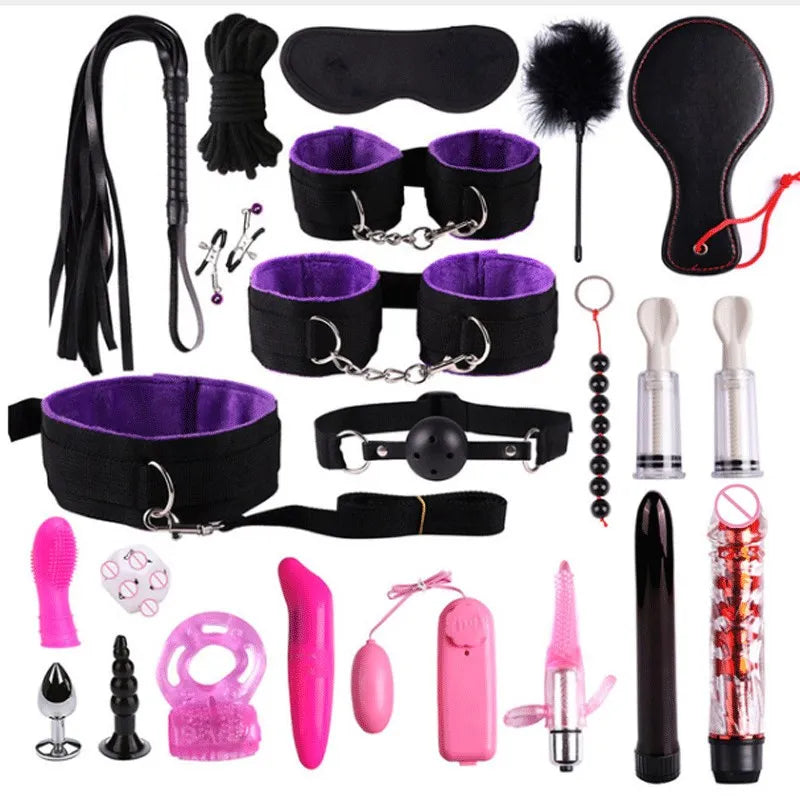 BDSM Bondage Adult Slave Set (23 Pcs)